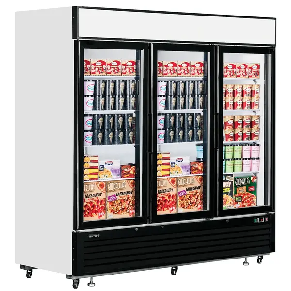 Vrieskast | SERIE LG | 2050L | Wit/Zwart | -14°C/-25°C | Geforceerd | Draaideuren | Wielen | 2079x805x2065(h)mm