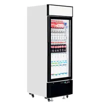 Tefcold Koelkast | SERIE LG | 496L | Wit/Zwart | +1°C/+8°C | Geforceerd | Wielen | 685x805x2065(h)mm 