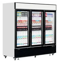 Tefcold Koelkast | SERIE LG | 2050L | Wit/Zwart | +1°C/+8°C | Geforceerd | Draaideuren | Wielen | 2079x805x2065(h)mm 
