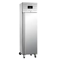 Tefcold Koelkast | G-LINE | 292L (1/1 GN) | RVS | +2°C/+8°C | Geforceerd | Wielen (Geremd) | 484x745x2100(h)mm 