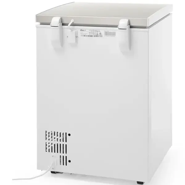 Vrieskist | Wit | 93L | -18°C/-26°C | Geforceerd | Kanteldeksel | 574x608x845(h)mm