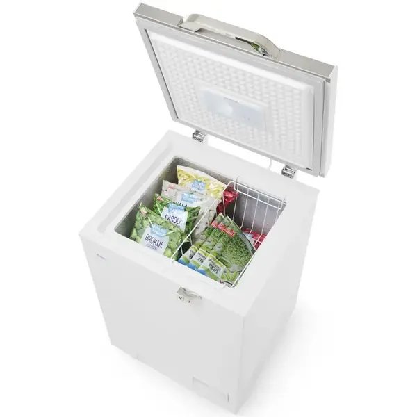 Vrieskist | Wit | 93L | -18°C/-26°C | Geforceerd | Kanteldeksel | 574x608x845(h)mm