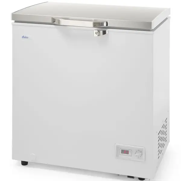 Vrieskist | Wit | 140L | -18°C/-26°C | Geforceerd | Kanteldeksel | 754x608x845(h)mm