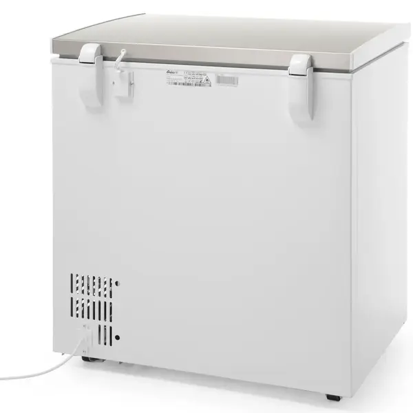 Vrieskist | Wit | 140L | -18°C/-26°C | Geforceerd | Kanteldeksel | 754x608x845(h)mm