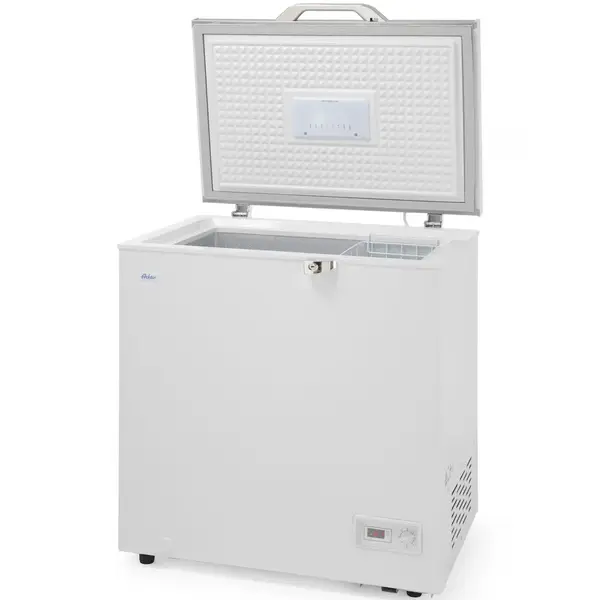 Vrieskist | Wit | 140L | -18°C/-26°C | Geforceerd | Kanteldeksel | 754x608x845(h)mm