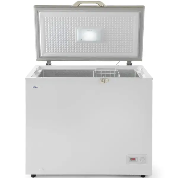 Vrieskist | Wit | 190L | -18°C/-26°C | Geforceerd | Kanteldeksel | 953x607x840(h)mm