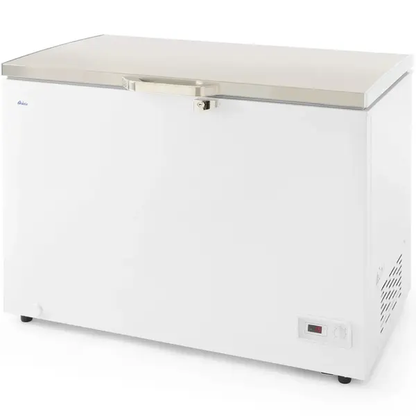 Vrieskist | Wit | 282L | -18°C/-26°C | Geforceerd | Kanteldeksel | 1116x686x840(h)mm