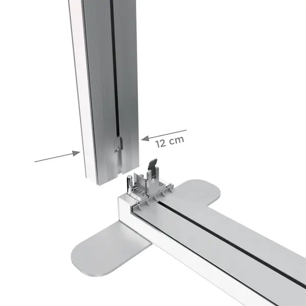 Modulair RGB LED-Frame | LUMIX™ RGB | Aluminium | Dubbelzijdig | Incl. Roltas | 1000x120x2500(h)mm