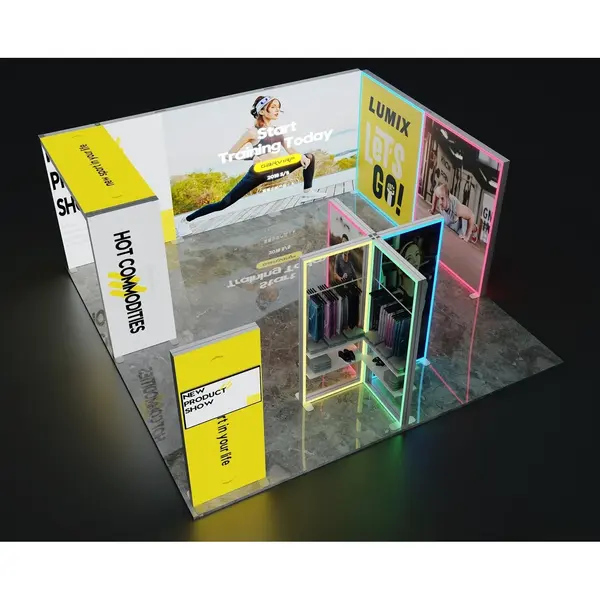 Modulair RGB LED-Frame | LUMIX™ RGB | Aluminium | Dubbelzijdig | Incl. Roltas | 1000x120x2500(h)mm