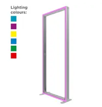 Luxus Modulair RGB LED-Frame | LUMIX™ RGB | Aluminium | Dubbelzijdig | Incl. Roltas | 1000x120x2500(h)mm