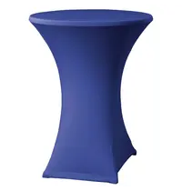 Attends Tafelhoes | SAMBA STRETCH | Polyester/Elastaan | Blauw | Ø850x1150(h)mm