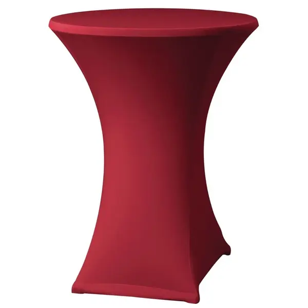 Tafelhoes | SAMBA STRETCH | Polyester/Elastaan | Rood | Ø850x1150(h)mm