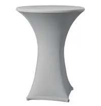 Attends Tafelhoes | SAMBA STRETCH | Polyester/Elastaan | Grijs | Ø850x1150(h)mm