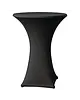Attends Tafelhoes | SAMBA STRETCH | Polyester/Elastaan | Zwart | Ø850x1150(h)mm 