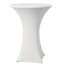 Attends Tafelhoes | SAMBA STRETCH | Polyester/Elastaan | Wit | Ø850x1150(h)mm