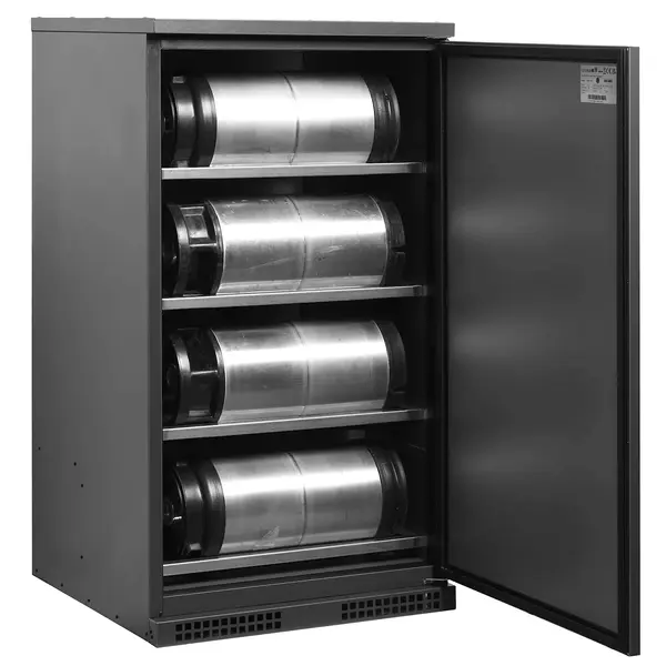 Voorraadkoeler | KSC | Antracietgrijs | 7x 20L (KEG) | +2°C/+10°C | Geforceerd | 745x745x1340(h)mm