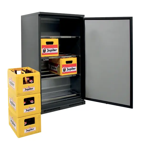 Voorraadkoeler | KSC | Antracietgrijs | 7x 20L (KEG) | +2°C/+10°C | Geforceerd | 745x745x1340(h)mm