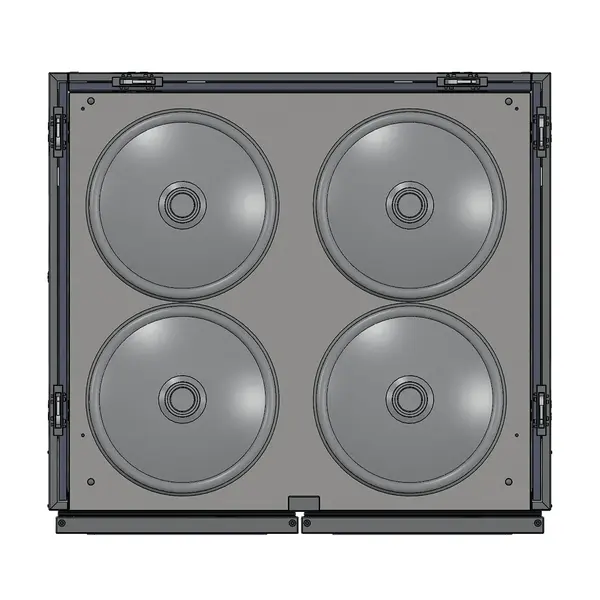 Vatenkoelcel | SKB | 0.86m³ | 12x 20L/4x 50L (KEG) | Isolatie 40mm | 1060x975x1080(h)mm