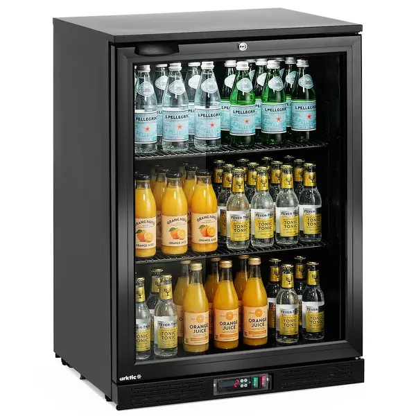 Barkoelkast | 127L | Zwart | 0°C/+10°C | Statisch + Ventilator | 600x530x870(h)mm