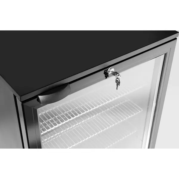 Barkoelkast | 127L | Zwart | 0°C/+10°C | Statisch + Ventilator | 600x530x870(h)mm