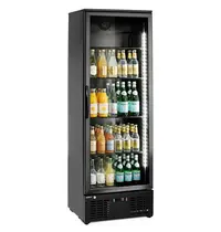 Arktic by HENDI Drankenkoeling | 300L | Zwart | +2°C/+10°C | Statisch + Ventilator | 600x530x1820(h)mm 