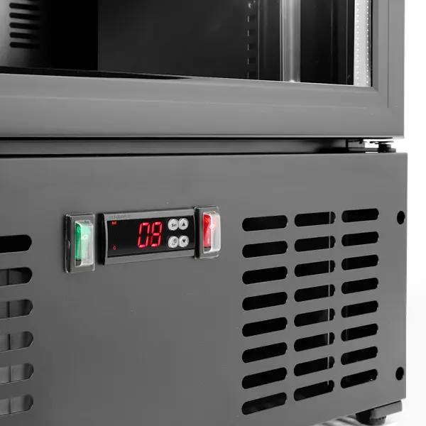 Drankenkoeling | 300L | Zwart | +2°C/+10°C | Statisch + Ventilator | 600x530x1820(h)mm