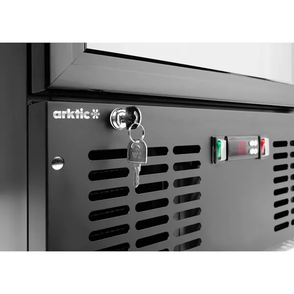 Drankenkoeling | 300L | Zwart | +2°C/+10°C | Statisch + Ventilator | 600x530x1820(h)mm