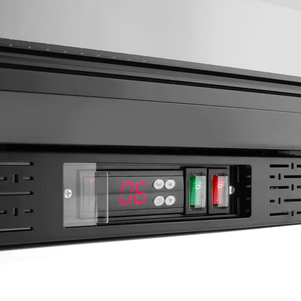 Barkoelkast | 198L | Zwart | 0°C/+10°C | Statisch + Ventilator | Schuifdeuren | 900x520x870(h)mm