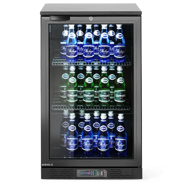 Barkoelkast | 103L | Zwart | 0°C/+10°C | Statisch + Ventilator | 500x530x870(h)mm