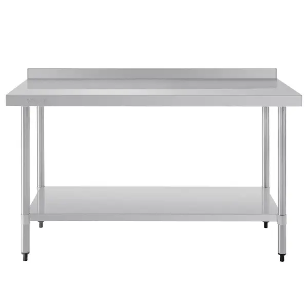 Werktafel | RVS | Bodemschap | Achteropstand | Zelfmontage | 1500x600x900/960(h)mm