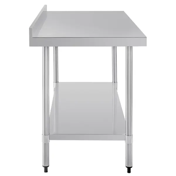 Werktafel | RVS | Bodemschap | Achteropstand | Zelfmontage | 1500x600x900/960(h)mm