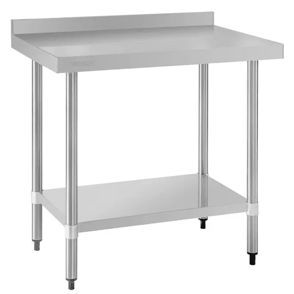 Werktafel | RVS | Bodemschap | Achteropstand | Zelfmontage | 900x600x900/960(h)mm