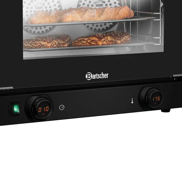 Heteluchtoven | SERIE AT | 4 Niveaus (438x315) | Elektrisch | 50°C/300°C | 2.7kW (230V) | 595x615x575(h)mm