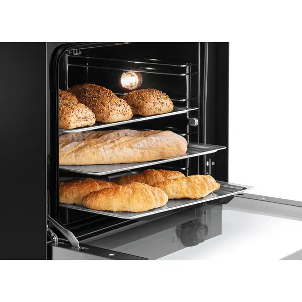 Heteluchtoven | SERIE AT | 4 Niveaus (438x315) | Elektrisch | 50°C/300°C | 2.7kW (230V) | 595x615x575(h)mm