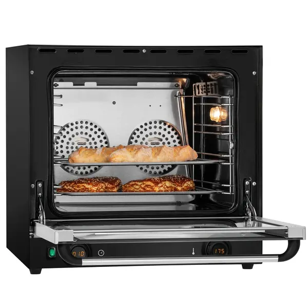 Heteluchtoven | SERIE AT | 4 Niveaus (438x315) | Elektrisch | 50°C/300°C | 2.7kW (230V) | 595x615x575(h)mm