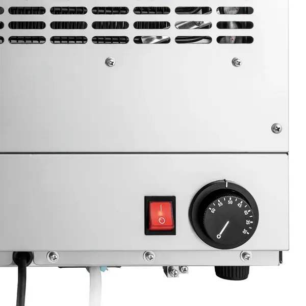 Melkkoeler + Kopjesverwarmer | RVS/Zwart | 12L (+1°C/+6°C) | 30 Kopjes (30°C/60°C) | 0.23kW (230V) | 305x485x537(h)mm