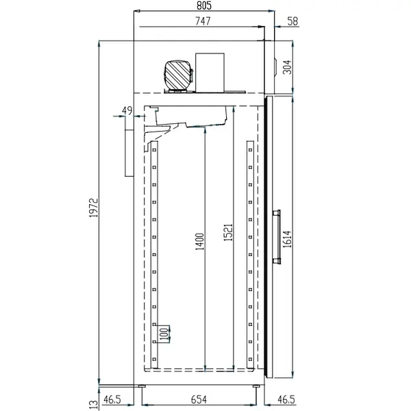 Medische Vrieskast | MEDICAL LAB | 565L | Wit | -18°C | Geforceerd | Temperatuuralarm | 660x855x1995(h)mm