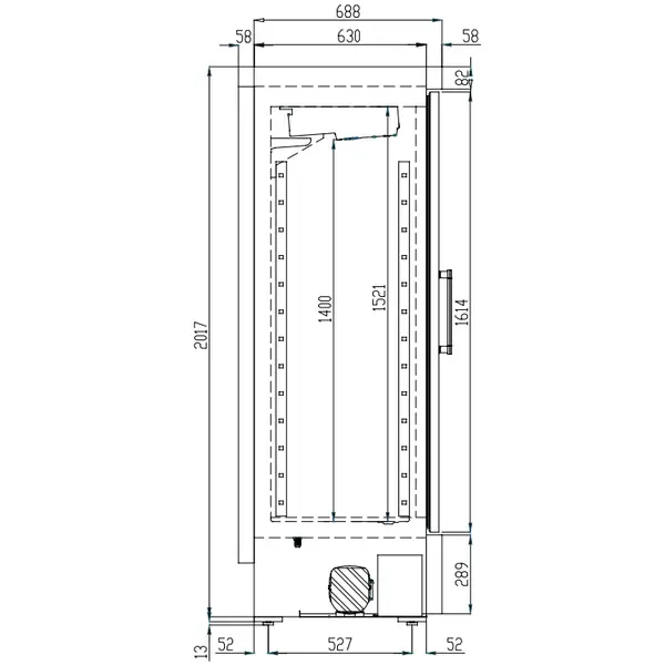 Medische Vrieskast | MEDICAL LAB | 1070L | Wit | -18°C | Geforceerd | Temperatuuralarm | 1350x750x2050(h)mm