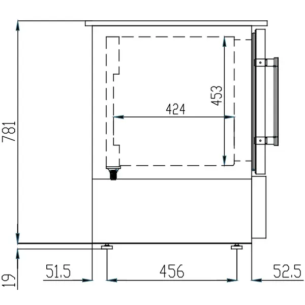 Medische Koelkast | LABORATORY | 130L | Grijs/Blauw | +2°C/+15°C | Geforceerd | Temperatuur-/Deuralarm | 645x640x805(h)mm