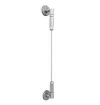 Luxus Etalage Ophangsysteem | ROD | Staaldraad/Aluminium | Wand-Wand-Bevestiging | Verstelbare Lengte (300cm)