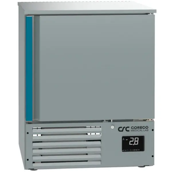 Medische Koelkast | LABORATORY | 130L | Grijs/Blauw | +2°C/+15°C | Geforceerd | Temperatuur-/Deuralarm | Licht Ontvlambare Medicatie | 645x640x805(h)mm