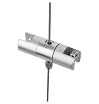 Luxus Ophangbordhouder | ROD | Aluminium | Dubbelzijdig | Borddikte ≤8mm | Per Stuk 