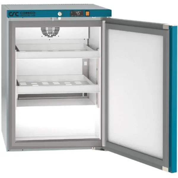 Medische Koelkast | LABORATORY | 145L | Grijs/Blauw | +2°C/+15°C | Geforceerd | Temperatuur-/Deuralarm | Licht Ontvlambare Medicatie | 600x600x830(h)mm