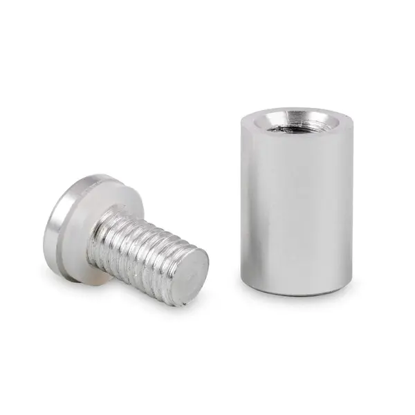 Afstandhouder | RVS | Mat | Per Stuk | Ø13x13mm