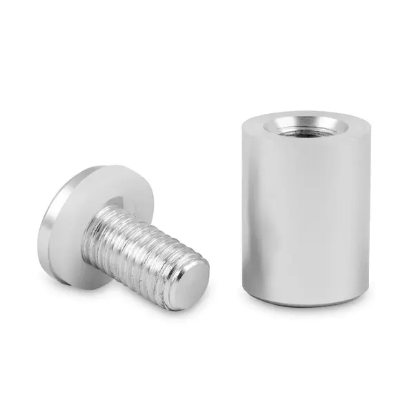 Afstandhouder | RVS | Mat | Per Stuk | Ø19x25mm