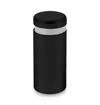 Luxus Afstandhouder | RVS | Zwart (Mat) | Per Stuk | Ø13x13mm