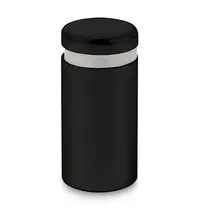 Luxus Afstandhouder | RVS | Zwart (Mat) | Per Stuk | Ø15x20mm