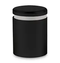 Luxus Afstandhouder | RVS | Zwart (Mat) | Per Stuk | Ø25x19mm