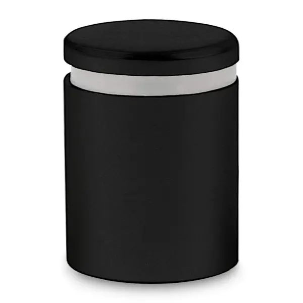 Afstandhouder | RVS | Zwart (Mat) | Per Stuk | Ø25x19mm