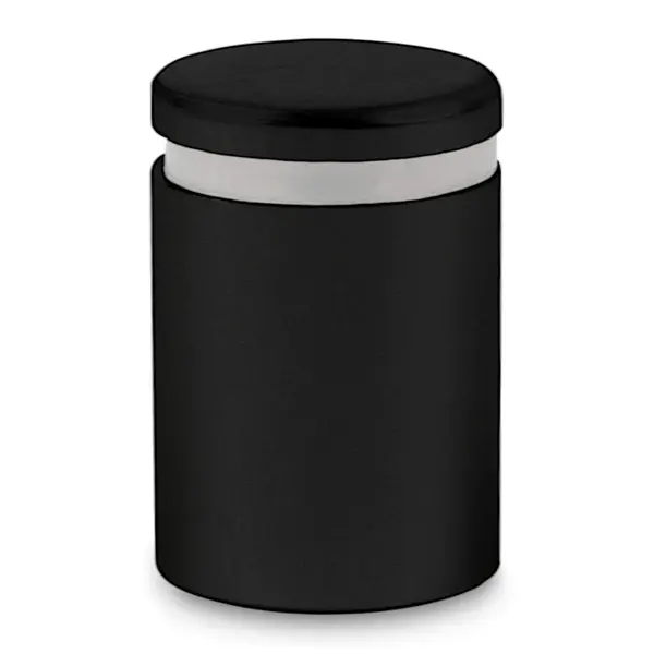 Afstandhouder | RVS | Zwart (Mat) | Per Stuk | Ø25x25mm